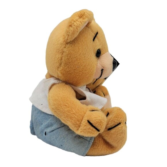 2/$15 Harley Davidson Bear Plush Brown 6" Tank Top Shorts Evo 1998 Hang Tag VTG - Picture 9 of 13